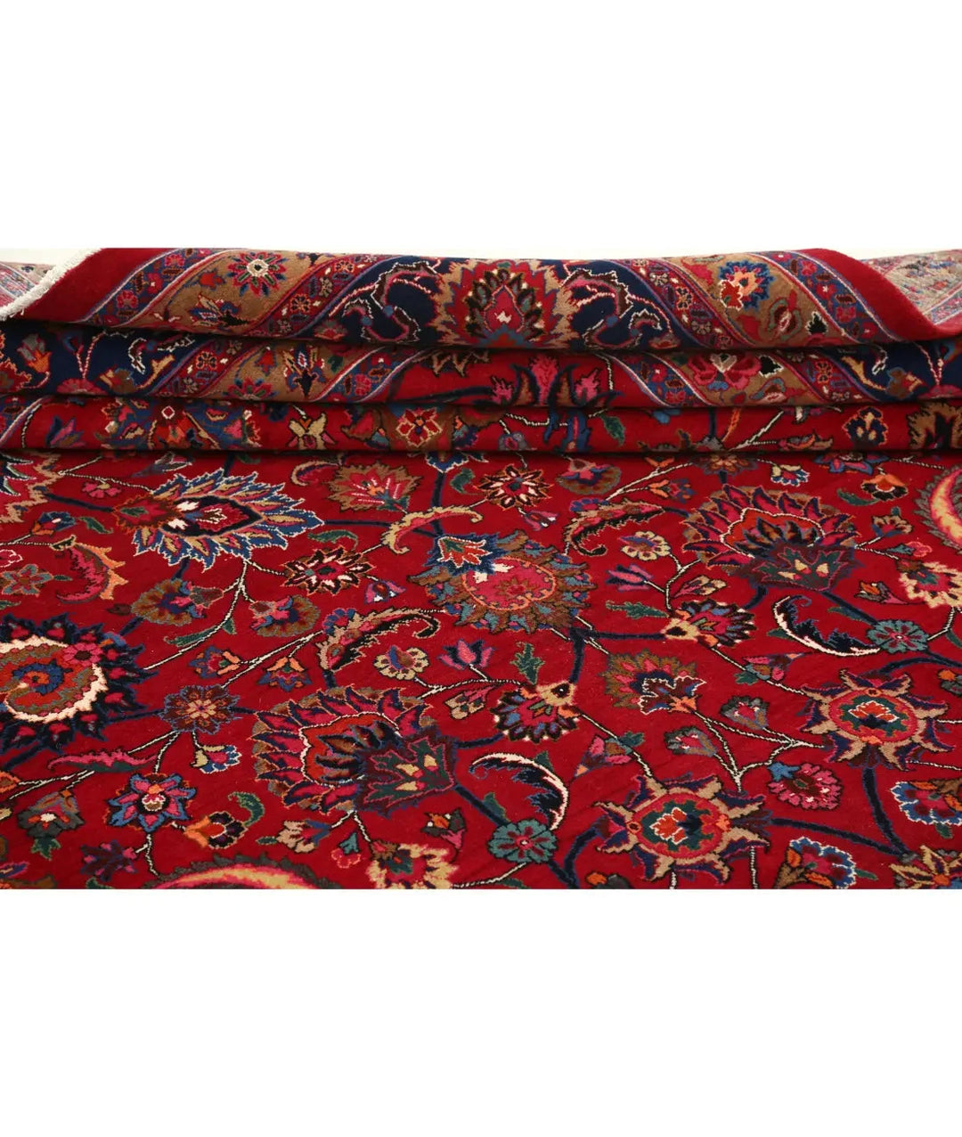 Persian Mashad Rug 11' 8" x 18' 0" Hand-Knotted | No. AT20668