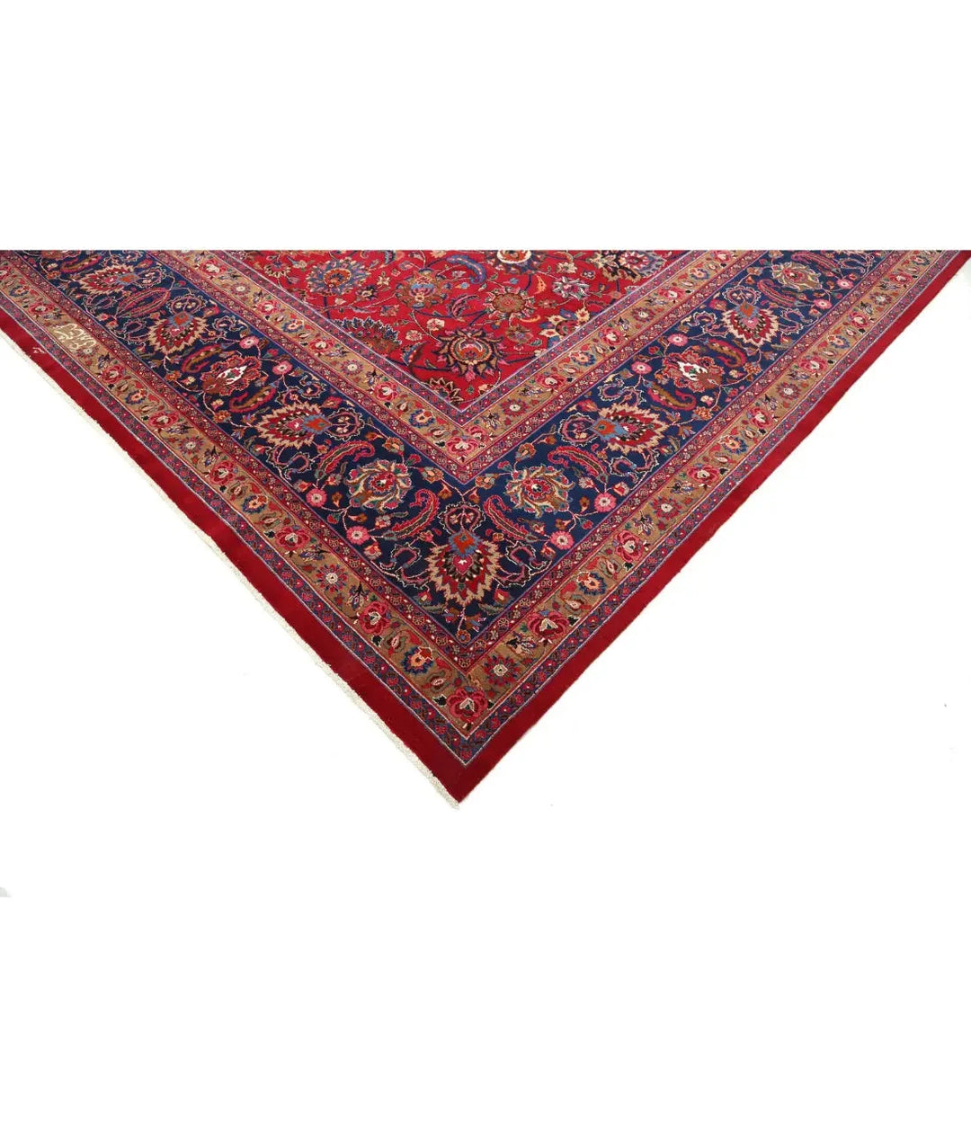 Persian Mashad Rug 11' 8" x 18' 0" Hand-Knotted | No. AT20668