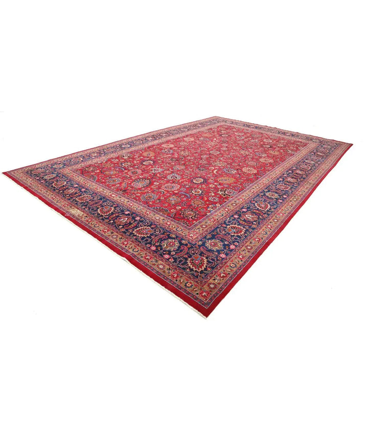 Persian Mashad Rug 11' 8" x 18' 0" Hand-Knotted | No. AT20668