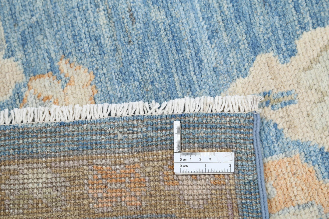 Afghan Oushak Rug 7' 11" x 9' 10" Hand-Knotted | No. AT20705