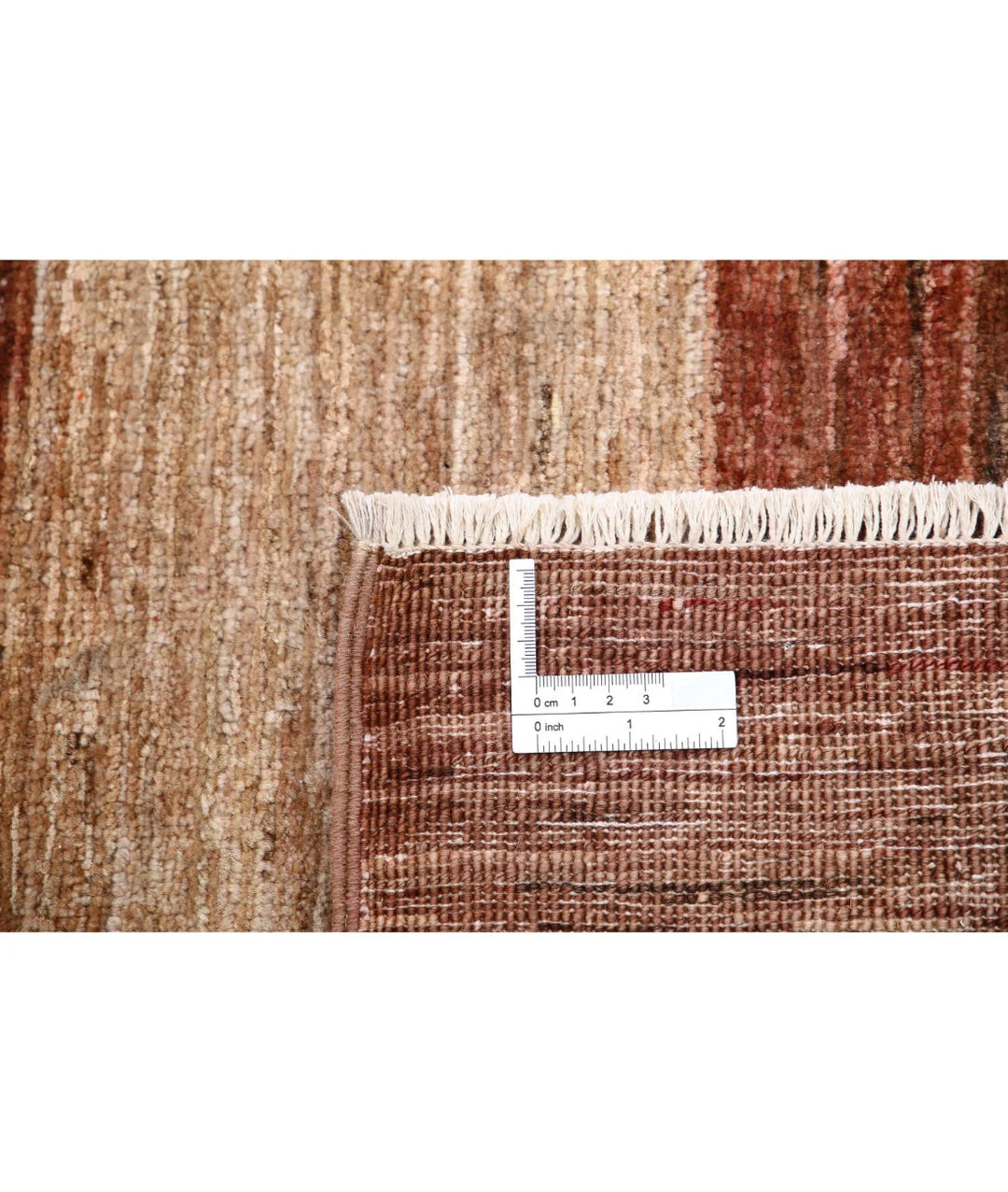 Afghan Modcar Rug 7' 11" x 9' 8" Hand-Knotted | No. AT20747