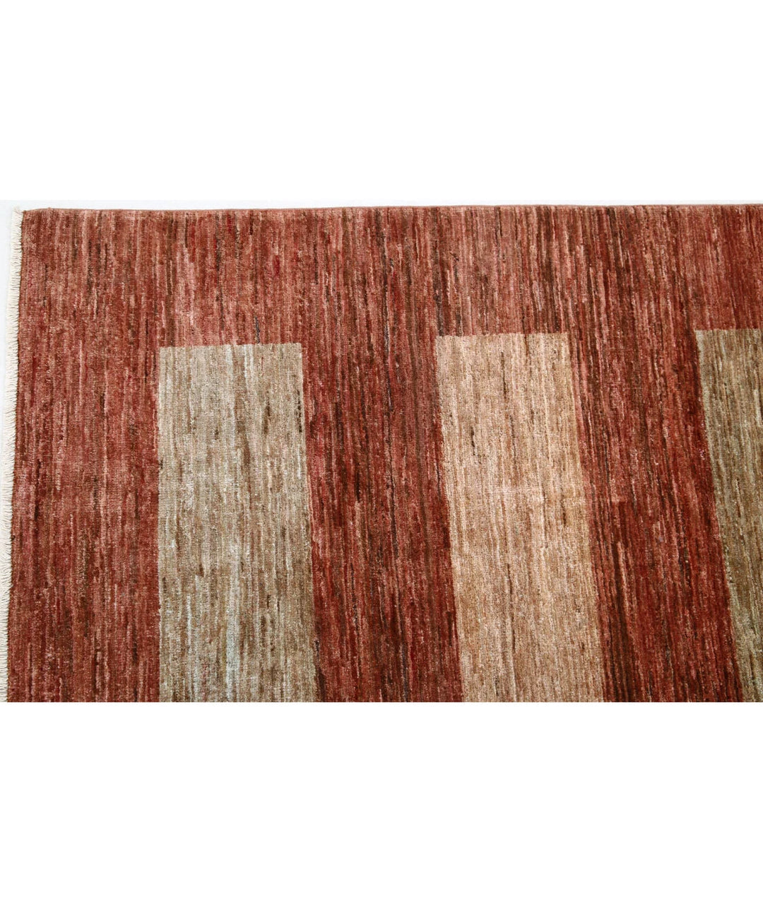 Afghan Modcar Rug 7' 11" x 9' 8" Hand-Knotted | No. AT20747