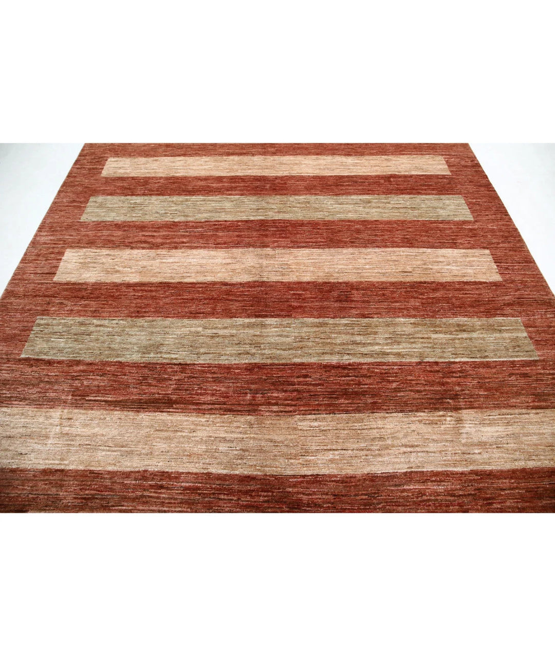 Afghan Modcar Rug 7' 11" x 9' 8" Hand-Knotted | No. AT20747