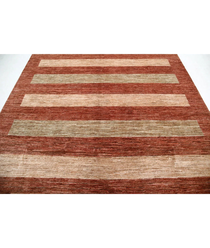 Afghan Modcar Rug 7' 11" x 9' 8" Hand-Knotted | No. AT20747