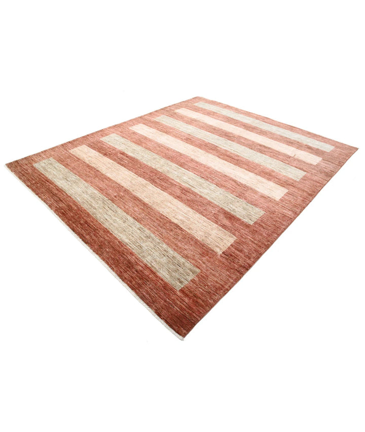 Afghan Modcar Rug 7' 11" x 9' 8" Hand-Knotted | No. AT20747