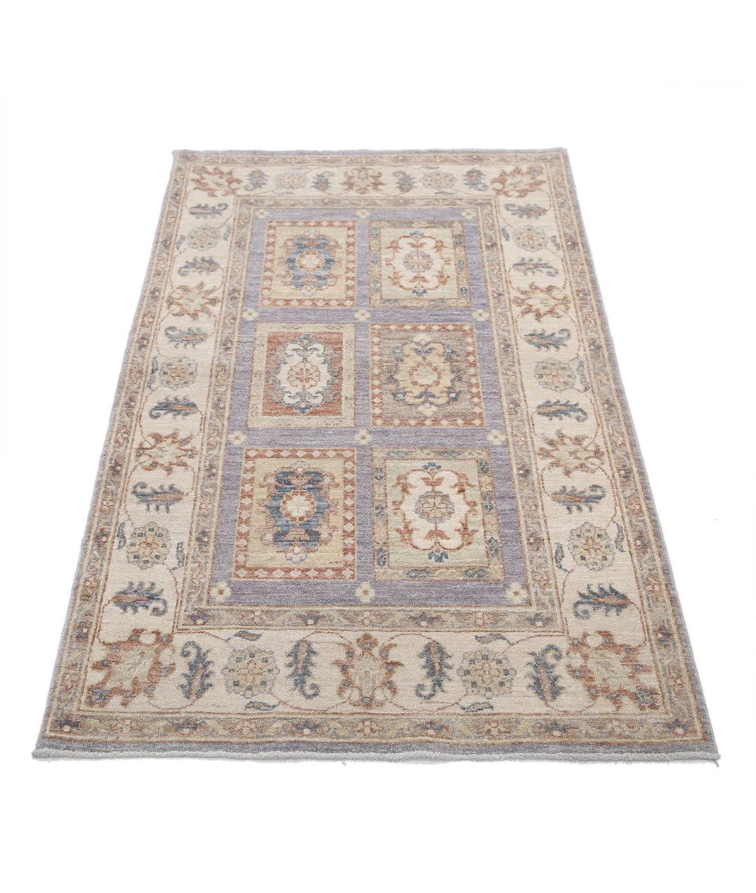 Afghan Bakhtiari Rug 3' 0" x 5' 0" Hand-Knotted | No. AT20783