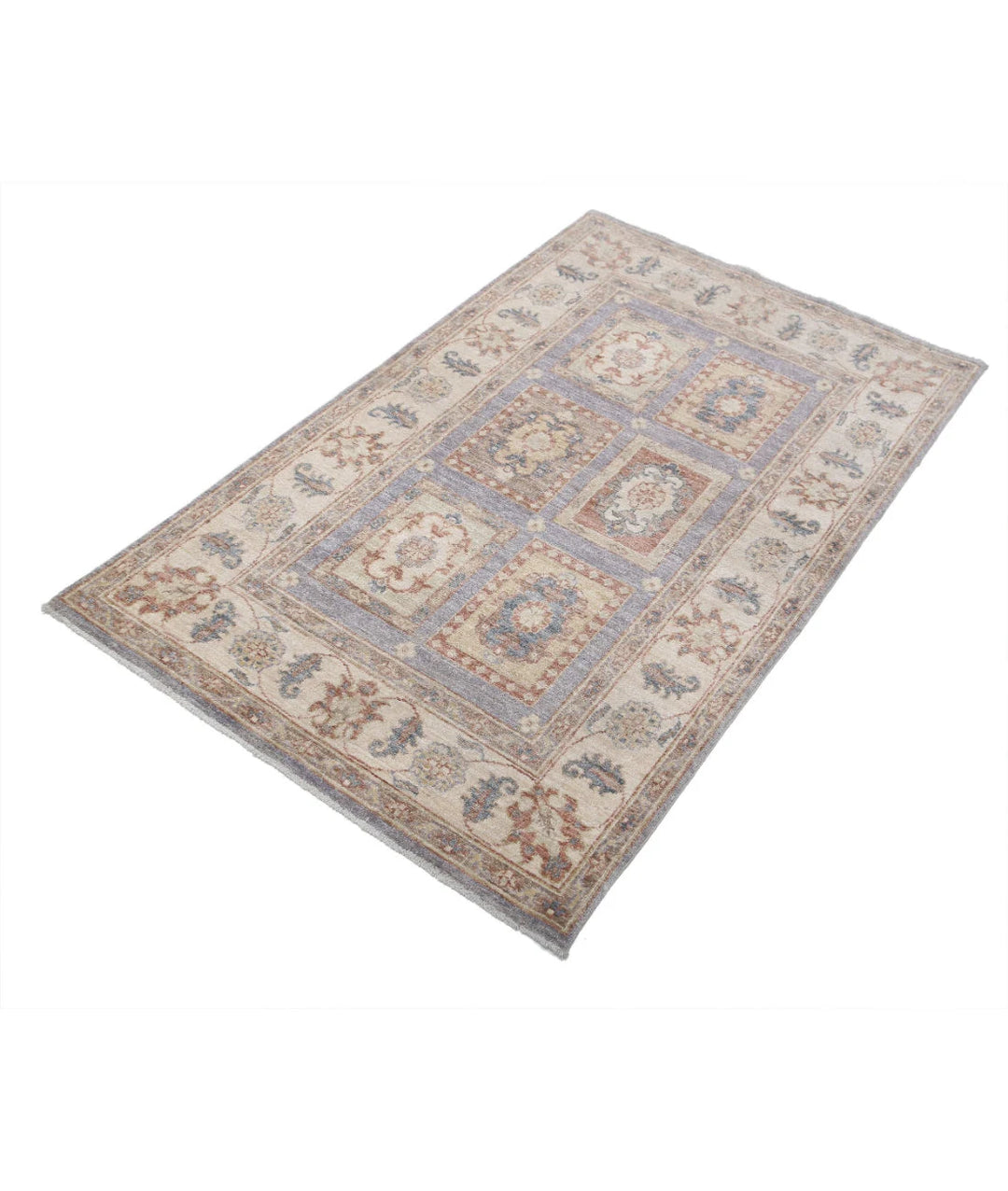 Afghan Bakhtiari Rug 3' 0" x 5' 0" Hand-Knotted | No. AT20783