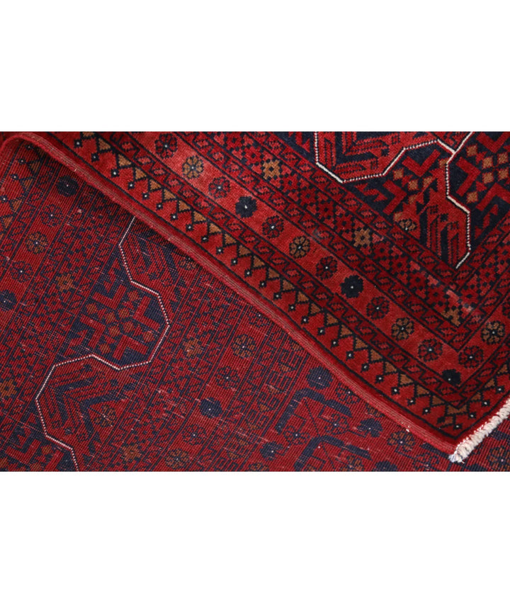 Afghan Beljik Rug 5' 7" x 7' 6" Hand-Knotted | No. AT20825