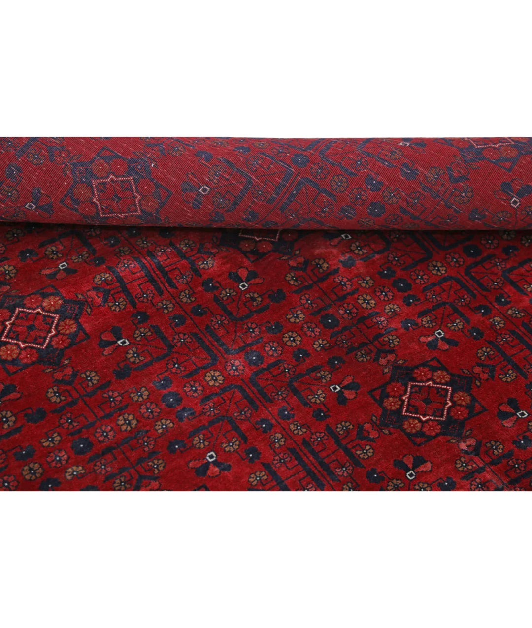Afghan Beljik Rug 5' 7" x 7' 6" Hand-Knotted | No. AT20825
