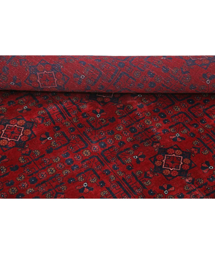 Afghan Beljik Rug 5' 7" x 7' 6" Hand-Knotted | No. AT20825