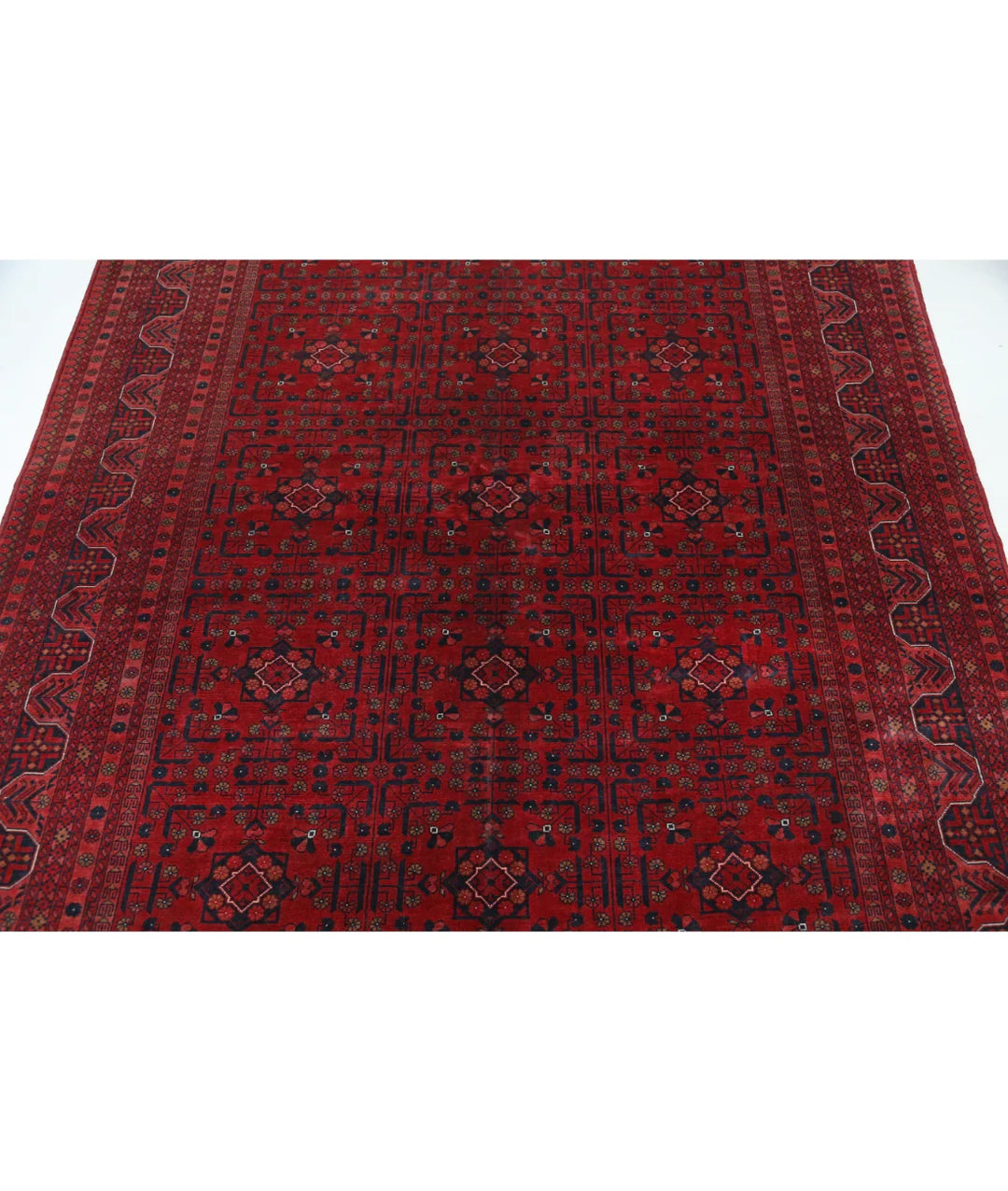 Afghan Beljik Rug 5' 7" x 7' 6" Hand-Knotted | No. AT20825