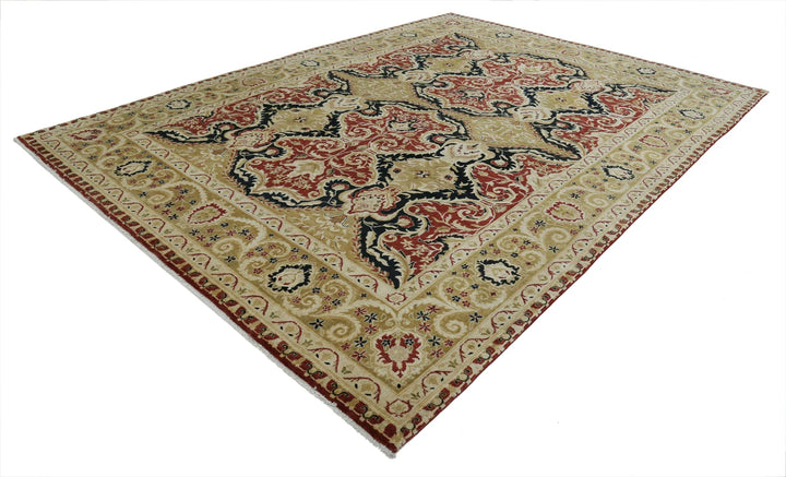 Indian Ziegler Rug 9' 0" x 12' 2" Hand-Knotted | No. AT20987