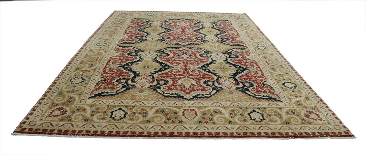 Indian Ziegler Rug 9' 0" x 12' 2" Hand-Knotted | No. AT20987