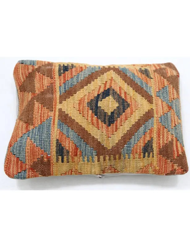 Afghan Tribal Pillow 1' 0" x 1' 5" Hand-Woven | No. AT21085