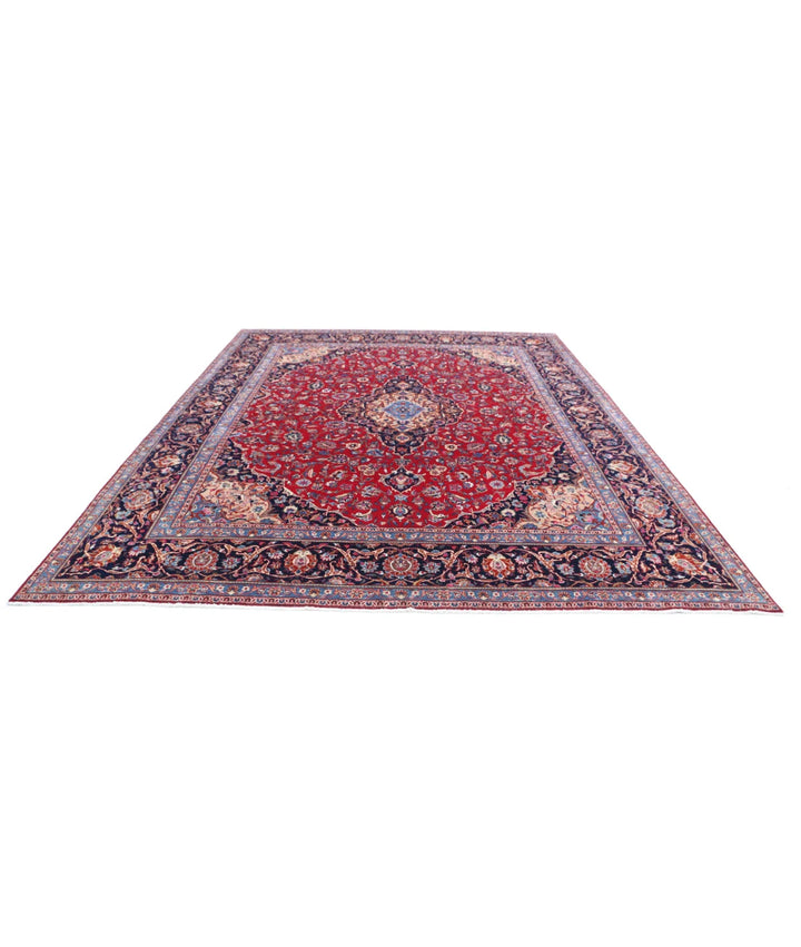 Persian Mashad Rug 9' 8" x 12' 6" Hand-Knotted | No. AT21138