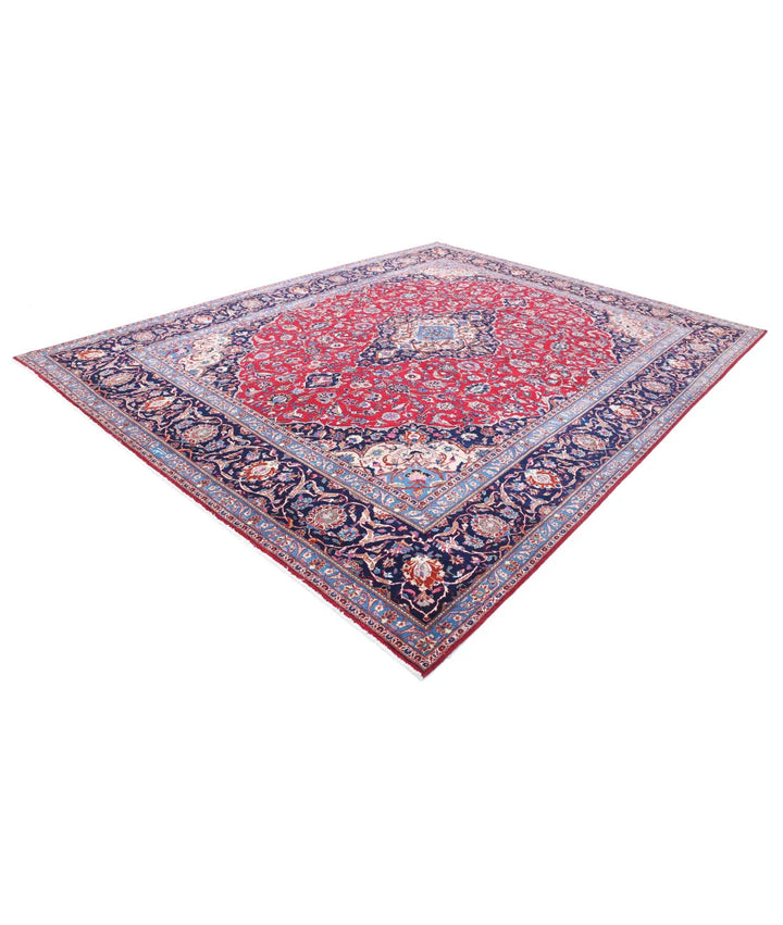 Persian Mashad Rug 9' 8" x 12' 6" Hand-Knotted | No. AT21138