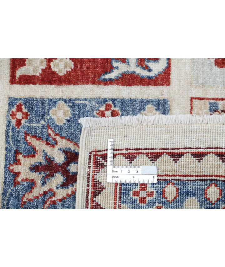 Grey Afghan Bakhtiari Rug 5' 7" x 8' 1" Hand-Knotted | No. AT21173