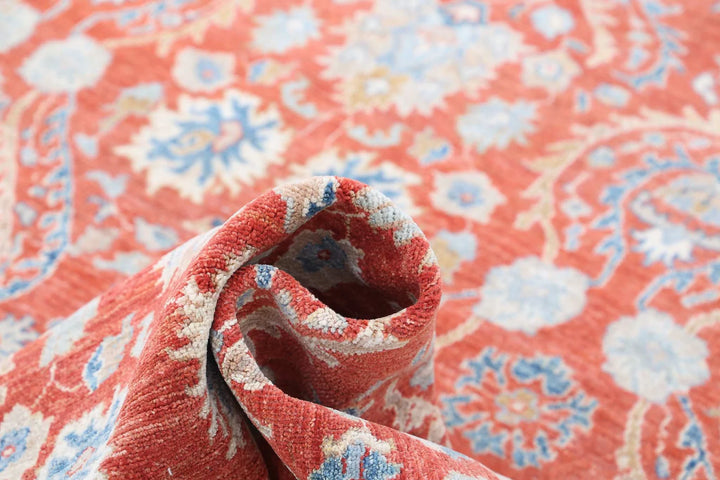 Afghan Oriental Rug 8' 9" x 12' 0" Hand-Knotted | No. AT21490