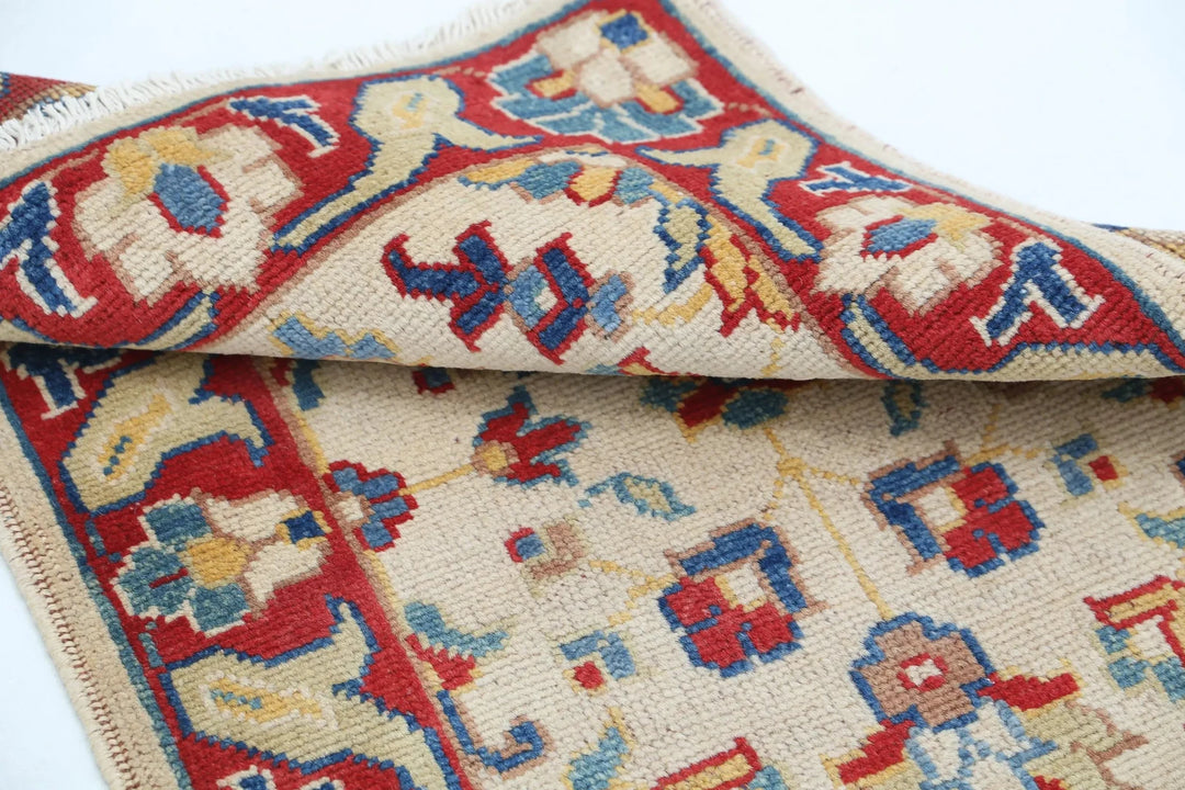 Afghan Ziegler Rug 2' 0" x 2' 11" Hand-Knotted | No. AT21635