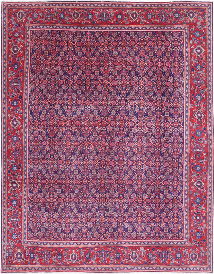 Persian Tabriz Rug 9' 7" x 12' 7" Hand-Knotted | No. AT21677