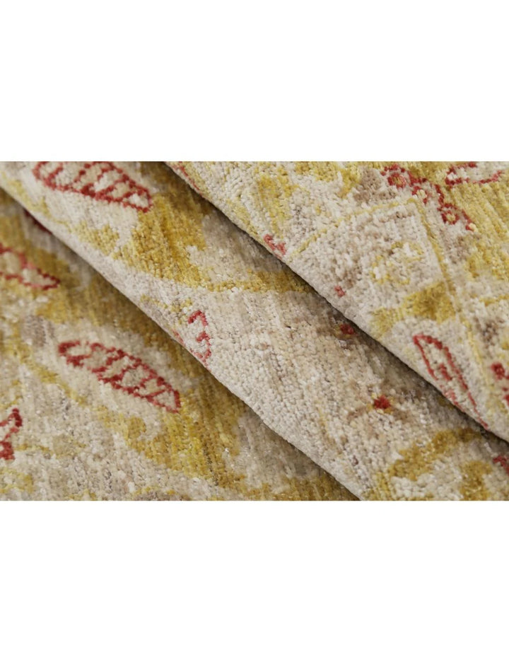Afghan Ziegler Rug 3' 1" x 9' 8" Hand-Knotted | No. AT21695