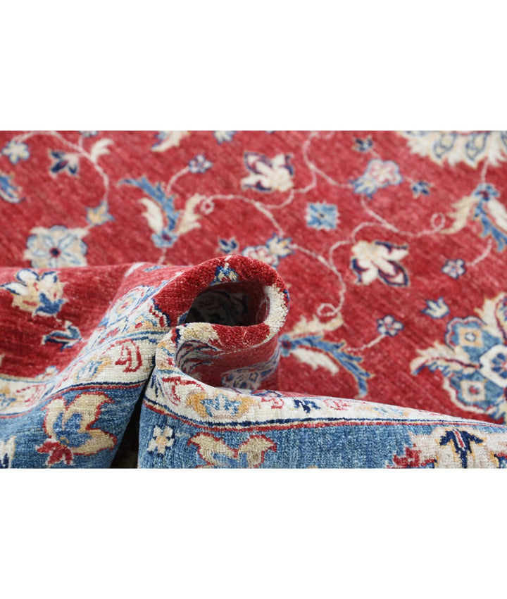 Afghan Ziegler Farhan Rug 5' 6" x 7' 6" Hand-Knotted | No. AT21904