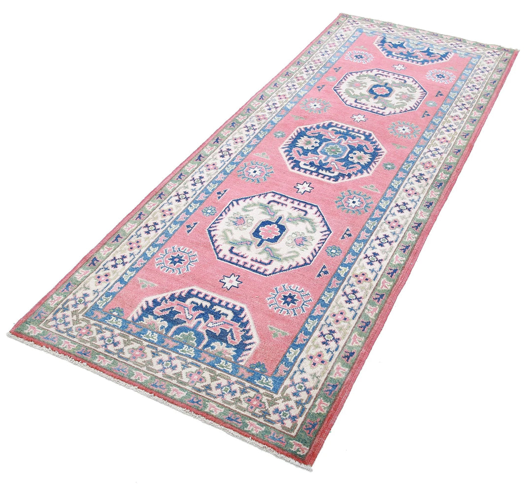 Afghan Kazak Rug 2' 9" x 7' 2" Hand-Knotted | No. AT21945