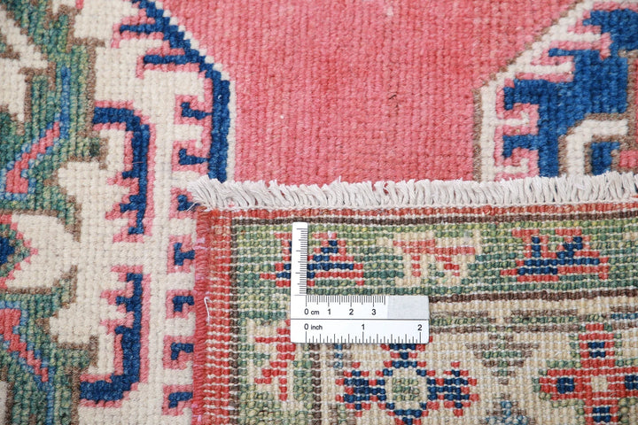 Afghan Kazak Rug 2' 9" x 7' 2" Hand-Knotted | No. AT21945