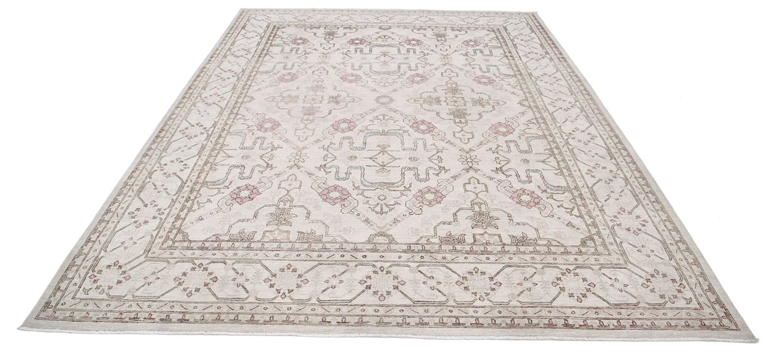 Afghan Serenity Rug 8' 0" x 10' 9" Hand-Knotted | No. AT22099