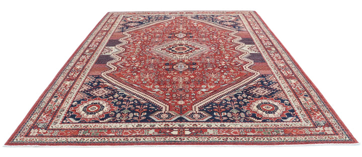 Afghan Ziegler Rug 9' 1" x 11' 7" Hand-Knotted | No. AT22105
