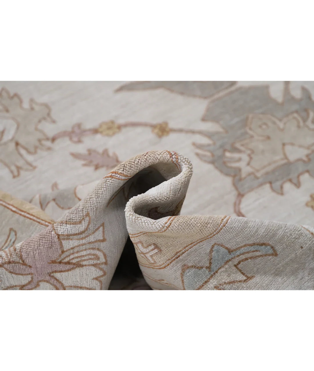 Brown Afghan Serenity Rug 8' 10" x 11' 8" Hand-Knotted | No. AT221465