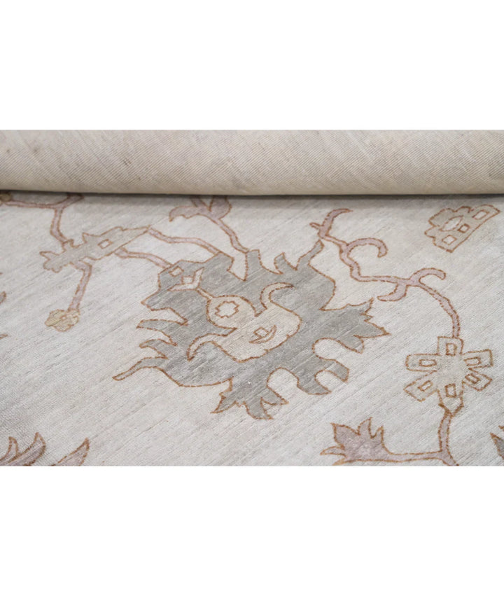 Brown Afghan Serenity Rug 8' 10" x 11' 8" Hand-Knotted | No. AT221465