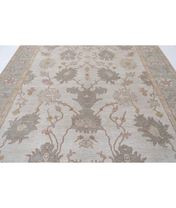 Brown Afghan Serenity Rug 8' 10" x 11' 8" Hand-Knotted | No. AT221465