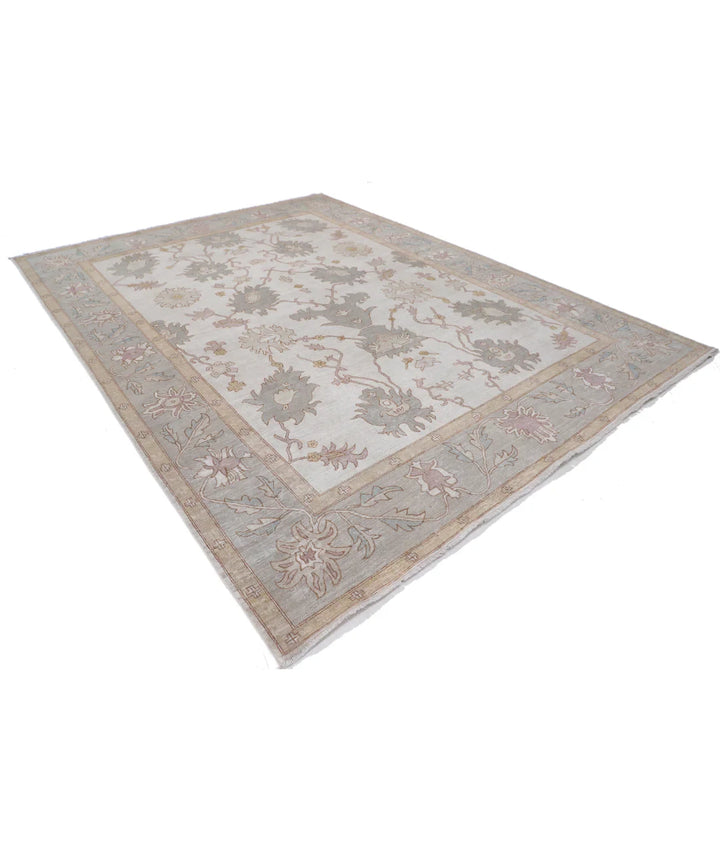 Brown Afghan Serenity Rug 8' 10" x 11' 8" Hand-Knotted | No. AT221465