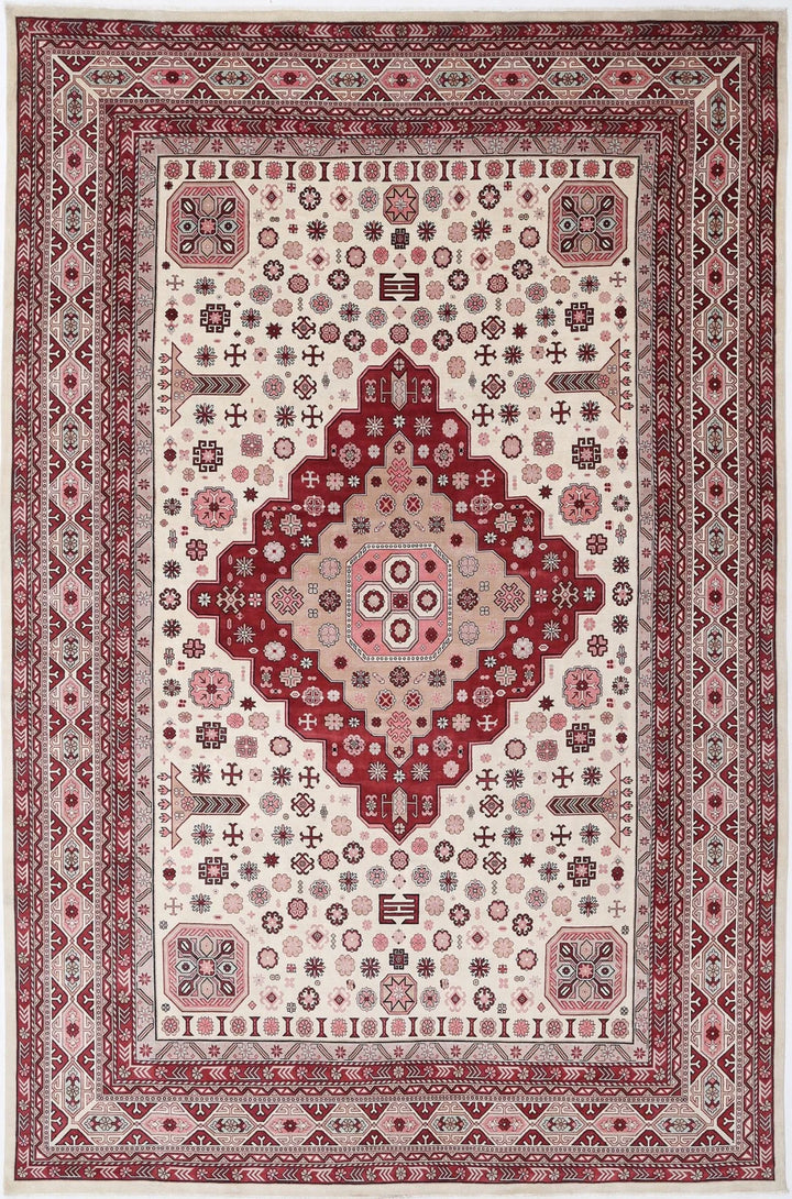 Afghan Ziegler Farhan Rug 11' 10" x 17' 10" Hand-Knotted | No. AT22204