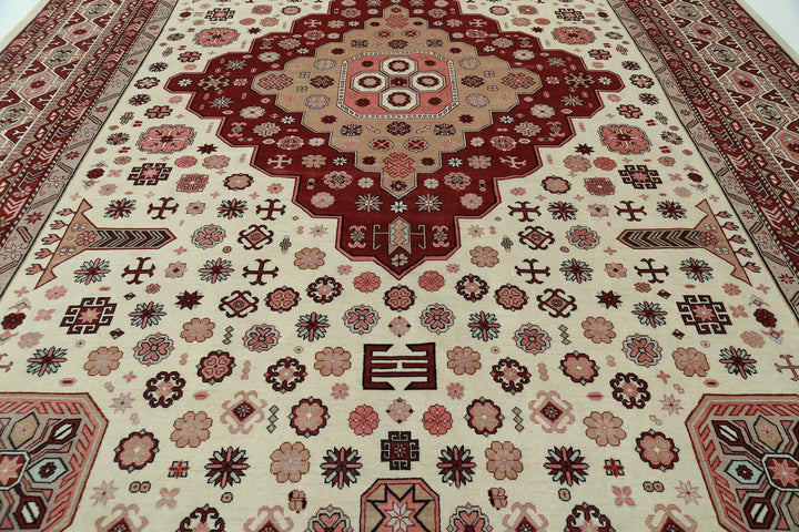 Afghan Ziegler Farhan Rug 11' 10" x 17' 10" Hand-Knotted | No. AT22204