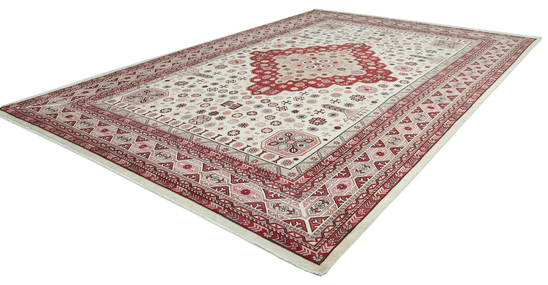 Afghan Ziegler Farhan Rug 11' 10" x 17' 10" Hand-Knotted | No. AT22204