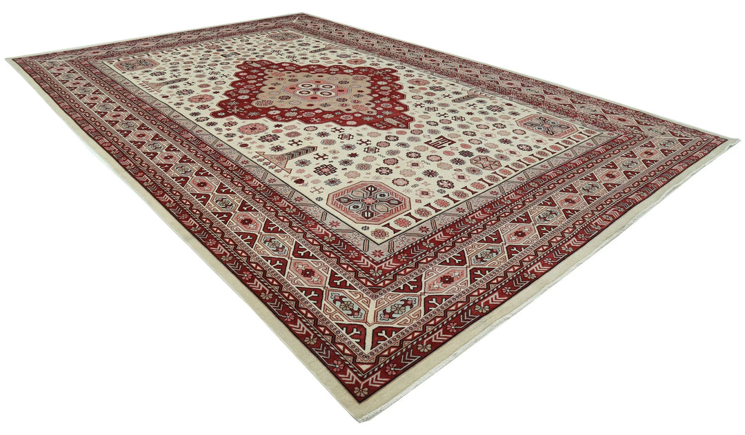 Afghan Ziegler Farhan Rug 11' 10" x 17' 10" Hand-Knotted | No. AT22204