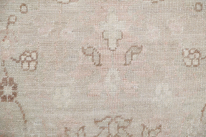 Ivory Afghan Serenity Rug 8' 10" x 12' 1" Hand-Knotted | No. AT22313