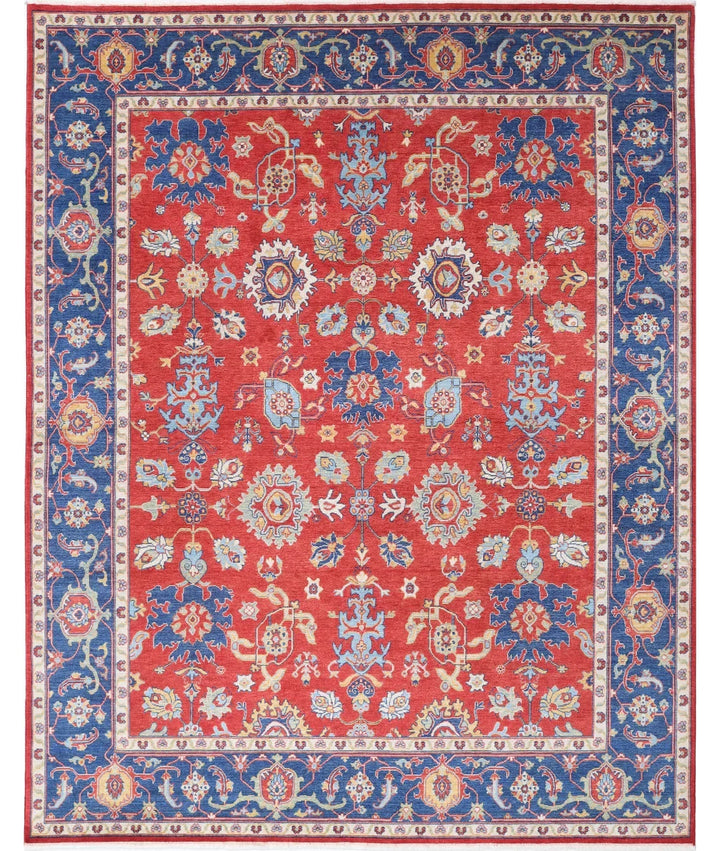 Grey Pakistani Mahal Rug 7' 10" x 10' 1" Hand-Knotted | No. AT22335