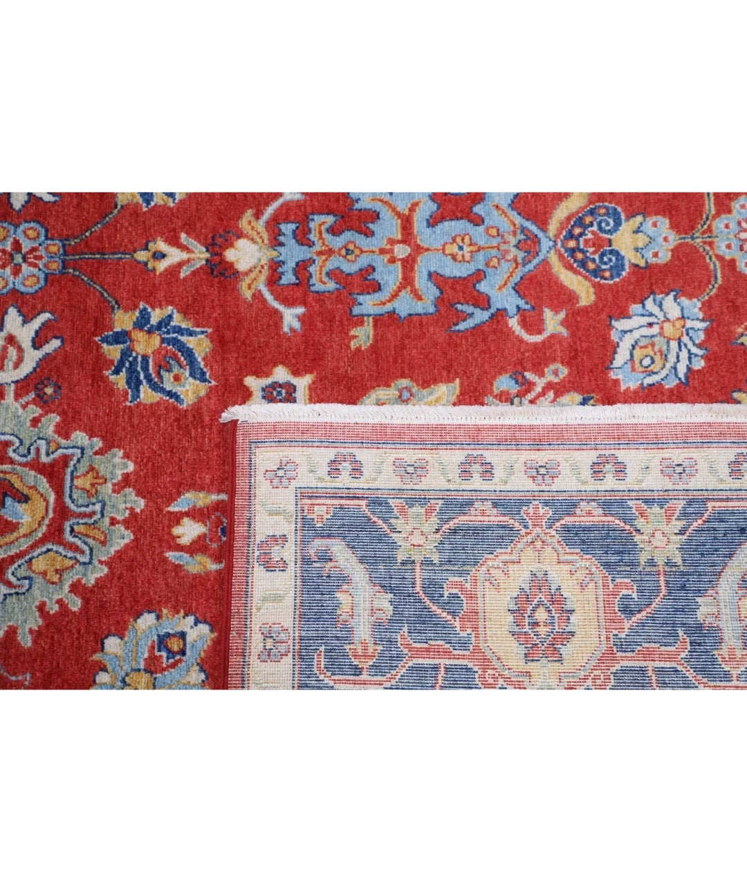 Grey Pakistani Mahal Rug 7' 10" x 10' 1" Hand-Knotted | No. AT22335