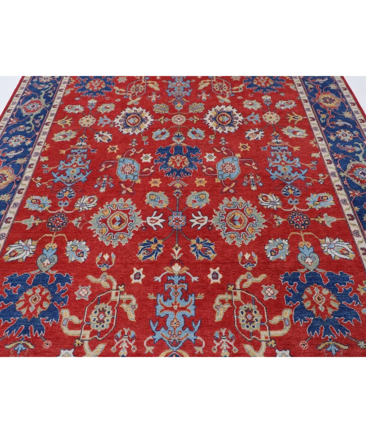 Grey Pakistani Mahal Rug 7' 10" x 10' 1" Hand-Knotted | No. AT22335