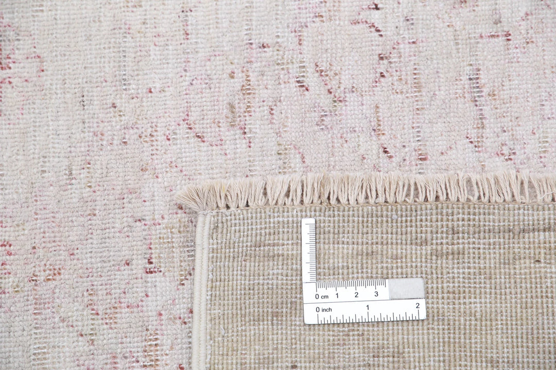 Ivory Afghan Serenity Rug 9' 1" x 11' 2" Hand-Knotted | No. AT22489