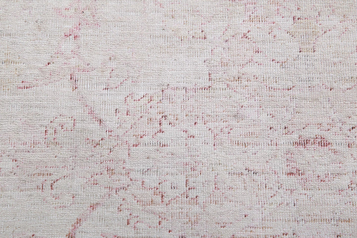 Ivory Afghan Serenity Rug 9' 1" x 11' 2" Hand-Knotted | No. AT22489