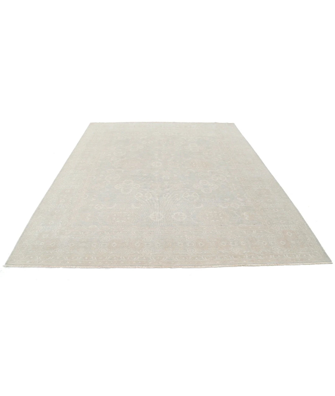 Afghan Tabriz Rug 8' 4" x 9' 11" Hand-Knotted | No. AT22508