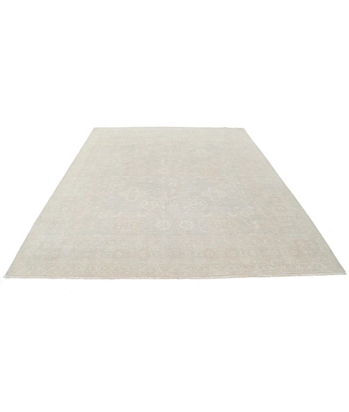 Afghan Tabriz Rug 8' 4" x 9' 11" Hand-Knotted | No. AT22508