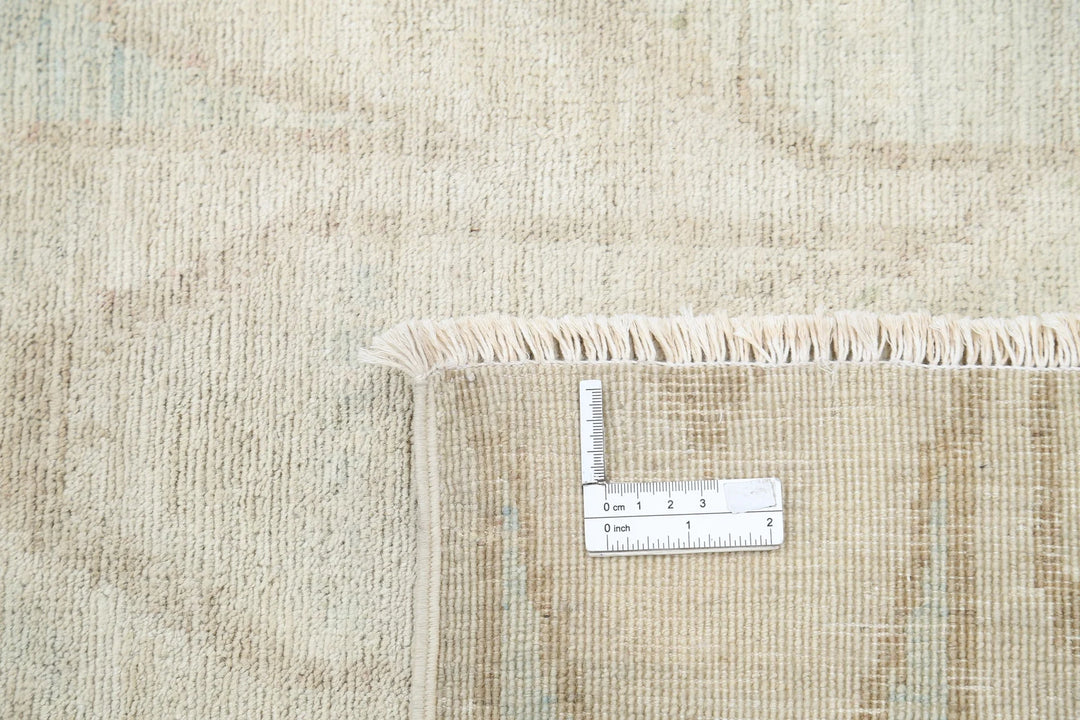 Afghan Oriental Rug 7' 9" x 9' 4" Hand-Knotted | No. AT22546
