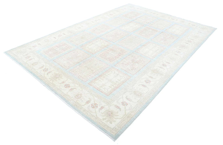 Afghan Serenity Rug 6' 8" x 9' 8" Hand-Knotted | No. AT22549