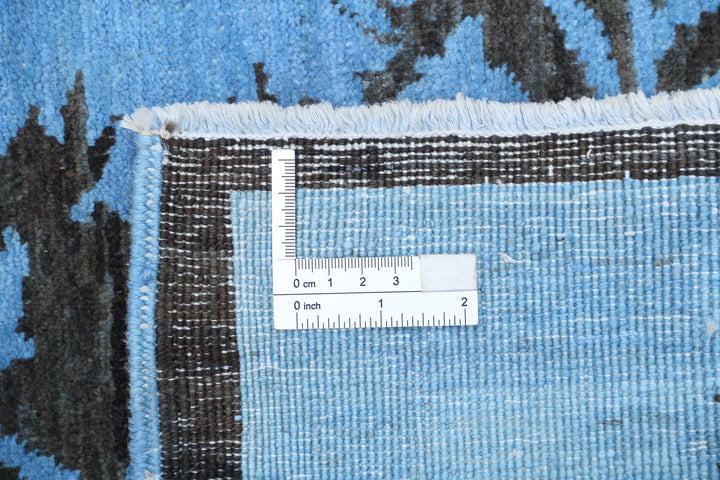 Afghan Overdye Rug 6' 2" x 8' 1" Hand-Knotted | No. AT22657