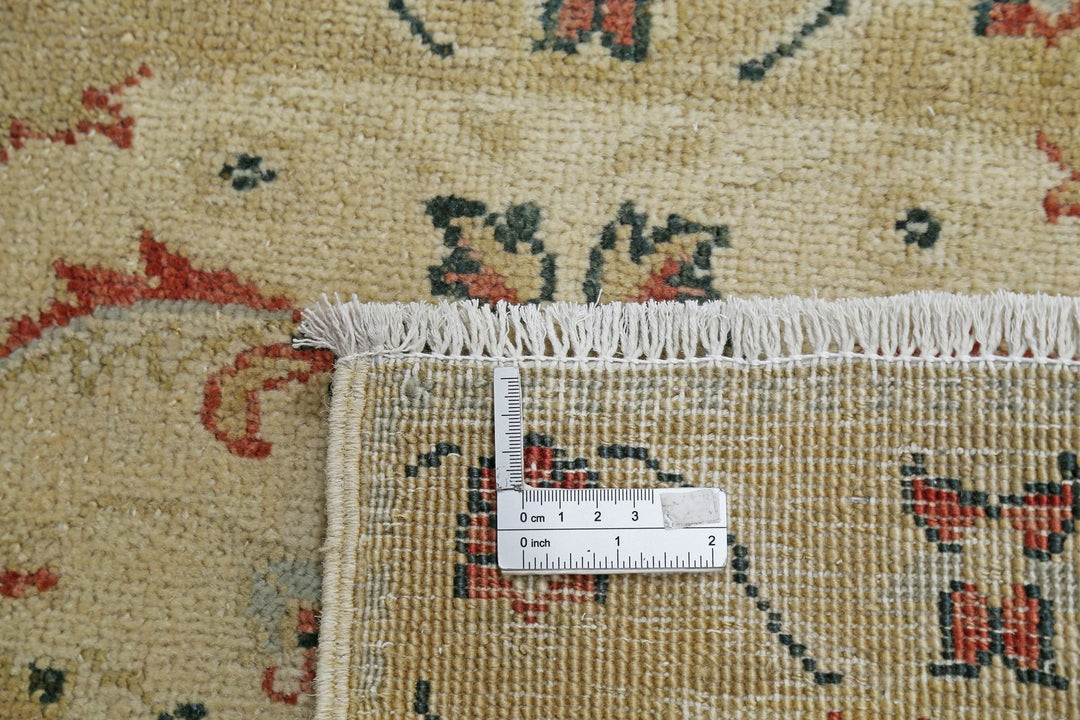 Beige Indian Ziegler Rug 2' 0" x 2' 10" Hand-Knotted | No. AT22686